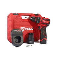 POLO 16.8V สว่านกระแทกไร้สาย รุ่น PID-161-A2 แรงบิด 55N.m. หัวสว่าน 10 มม พร้อมแบตเตอรี่ 2.0Ah 2 ก้อ