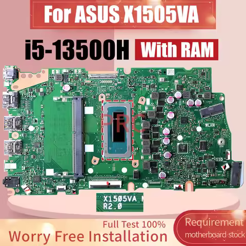 X1505VA MAIN BOARD For ASUS Vivobook X1404VA X1504VA X1704VA X1505VA X1605VA X1502VA Laptop Motherbo