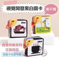 Jollybaby Black White Picture Card Visual Baby Color Tracking