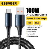 Essager 7A Super Fast Charging USB A to Type C Cable Fast Charge USB A-C PD100W Data Cord For HUAWEI