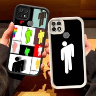 O-49 Blohsh Casing for Realme OPPO A35 C12 A15s A15 C25S C25 C15 Black and White