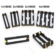 1X 2X 3X 4X solt 18650 Battery Holder 18650 SMD Battery Box Storage Case Container Power Bank With B