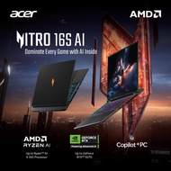 [$200 OFF] [New NVIDIA RTX5060 & Ryzen AI 9 365 Copilot+PC] Acer Nitro 16 Slim | AN16S-61-R48P 16" 1