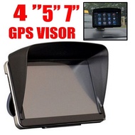 4.3" 5" 7" Inch GPS Sat Nav Sun Shade Visor Screen Car Blind Hood Glare Blocker