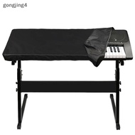gongjing4 Black keyboard cover hood bag Dust cover 61/88 piano keyboard
 A
