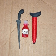 Paket Keris Pusaka Kris Semar Lengkap siap pakai