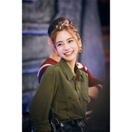 Angelababy杨颖明星同款军绿色衬衫女装春秋季新款气质长袖上衣服Angelababy Yang Ying Stars20251111