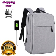 SHOPPING NOW  Multifunction USB charging แฟชั่นกระเป๋าเป้สะพายหลังสำหรับผู้ชาย แล็ปท็อป Men Laptop B