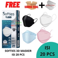 Masker Softies 3D Isi 20 / Masker Kf94 Softies