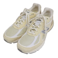 Unused ▲ NEW BALANCE U990TE4 Suede Leather Mesh Low-Cut Sneakers Beige Greige Size 29 With Box Made 