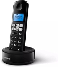 Philips D161 10-hrs Talk Display with Amber Backlight Cordless Phone, 1.6"