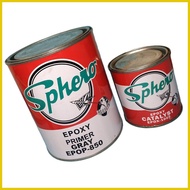❈ ◭ ♥ SPHERO EPOXY PRIMER GRAY ( 1 LITER ) GREY EPOP-850 EPOX-1005 CATALYST ( 1 LITER ----- 1 LITER