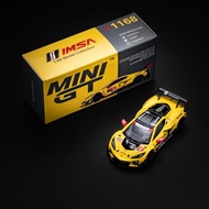 MINI GT 1168 Chevrolet Corvette Z06 GT3.R 3 Corvette Racing by Pratt Miller Motorsports 2025 IMSA Da
