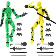T13 Action Figure, (𝐀𝐬𝐬𝐞𝐦𝐛𝐥𝐲 𝐂𝐨𝐦𝐩𝐥𝐞𝐭𝐞𝐝) T13 Multi-Jointed Action Figures, Titan 13 Action Figure, 3D