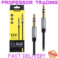 Original REMAX AUX Cable 3.5mm Audio Cable Male to Male 3 Feet AUX Cord Cables for Auto Stereo Speak
