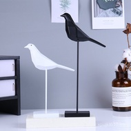 Resin Geometry Home Simple Crafts Origami Ornaments Soft Decoration Nordic Resin Modern Bird Egret 4