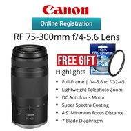 (CANON MALAYSIA WARRANTY)CANON RF 75-300MM F/4-5.6 LENS ORIGINAL CANON ZOOM LENS RF MOUNT FULL FRAME
