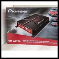 Power Amplifier Mobil 4 Channel Pioneer Gm-A4704 520W Terlaris|Best