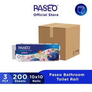 [Carton] Paseo Butterfly Bathroom Toilet Roll - Sensitive Skin (100 rolls x 200s )