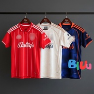 Uottingham Foss 3-Color Football Shirt 2025-26 (3A) Fan Grade Embroidered Logo Add Name Number To Ev