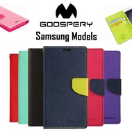 Mercury/Goospery Fancy Diary Cases/Cover For Samsung Note 10/Note 10 Plus/Note 9/Note 8/S10/S10 Plus/S9/S9 Plus/S8