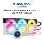 Corsair H150i ELITE LCD XT WHITE water cooler | BLACK -
