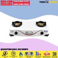 Kompor Gas Quantum 2 Tungku QGC-201DMPC / Burner Kuningan / Kompor Quantum