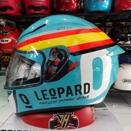 AGV HELM FULL FACE MOTIF LEOPARD SNI K - 3 ORIGINAL TERMURAH