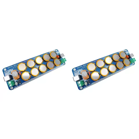 [NEW A09R!】 2X 5V-48V 10A Supercapacitor Filter Board Linear Switching Power Supply For Raspberry Pi