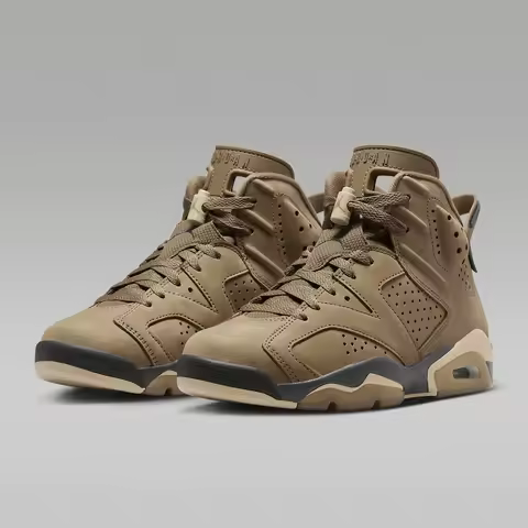 Nike genuine Air Jordan 6 Women's Retro High-Top Basketball Shoes FD1643-300