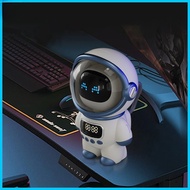 Intelligent Astronaut Bluetooth Speaker Creative Digital Smart Alarm Clock FM Radio Electronic Sleeping Night Light Table Clock