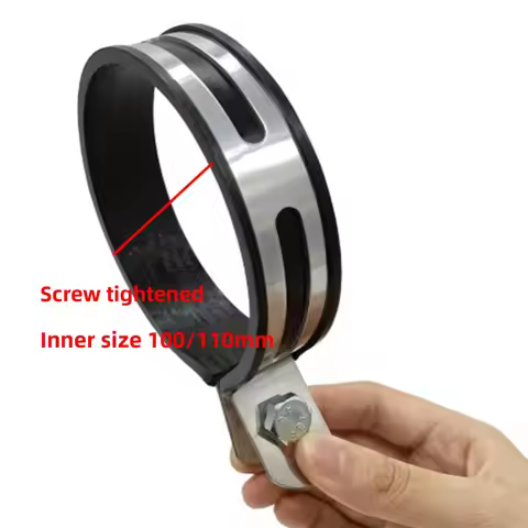 Motorcycle Accessories Exhaust Pipe Clamp Fixed Ring Compatible with Falcon R9 for Secure Fit and En