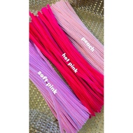 ReadyStock;10pcs,50pcs 100pcs twist stick colourful chenille stems dawai jong dawai bulu pipe cleane
