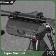 [kidsworld1.sg] 1L Bike Handlebar Bag Bike Front Frame Bag Multifunction for Mountain Road Bikes