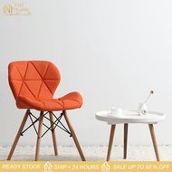 Creative Curvy Eames Chair with Cloth Cushion / Kerusi Kusyen