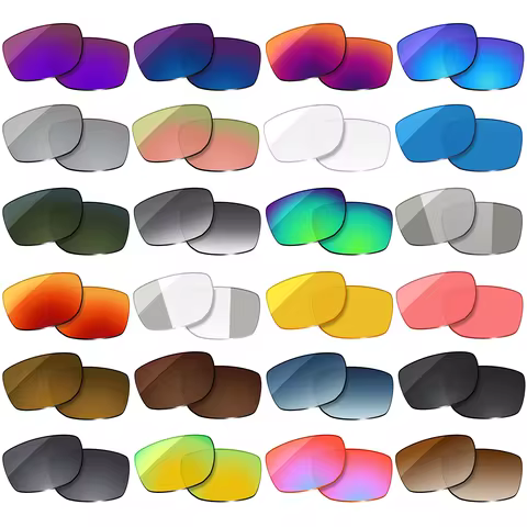 Visorize Polarized Replacements UV400 Lenses For Oakley Crosslink Asian Fit OX8118 56mm Sunglasses