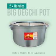 Periuk BESAR Kenduri 2Pemegang Tebal 50/55/60/65/70cm EXThick BIG Degchi Pot/2 handle cooking pot/Pe