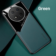 For Leather Back Cover Magnetic For Honor X9c Magic7Lite HonorX9c Honer X 9c X9c TPU Soft Frame Shoc