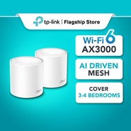 TP-Link AX3000 Whole Home AI-Driven Wifi 6 Mesh Router Deco X50(2 PACK)