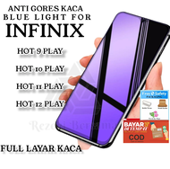 ANTI GORES KACA INFINIX  HOT 9 PLAY / HOT 10 PLAY / HOT 11 PLAY / HOT 12 PLAY /  TEMPERED GLASS INFINIX / ANTI GORES KACA BLUE LIGHT INFINIX / TG FULL LAYAR / PELINDUNG LAYAR HANDPHONE