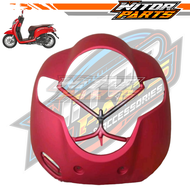 Panel Tameng Dada Depan Scoopy Fi ESP K93 Scoopy Donat Merah Doff / Tameng Dasi Depan Scoopy Fi New 