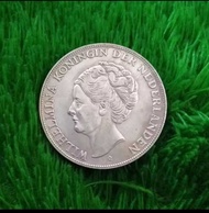 Koin wihelmina netherland silver 1/25G | koin ratu wihelmina 1943 koleksi
