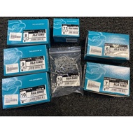 Seahawk 2315F-PS / 2335R-PS Raja Rawai Round Bent Sea Hook Mata Rawai Flat/Ring Type 100pcs per box