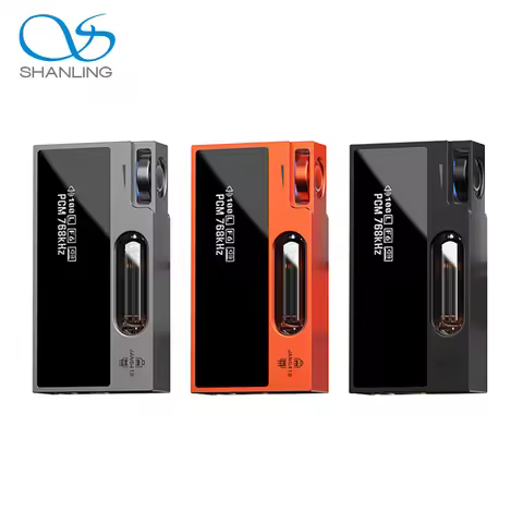 SHANLING UA7 Portable USB DAC AMP Tube Transistor Dual Mode HiFi Audio Dongle 44mm Balanced