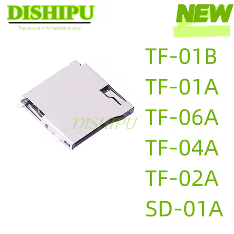 50-10pcs,Mini/Micro/Nano SD/Sim Card Holder 6/7/8/9/10Pin Sim Slot Socket Connector Push/Self-Elasti