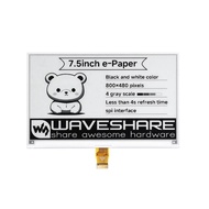 จอแสดงผล E-Ink ขนาด 7.5 นิ้ว Waveshare 800X480 สีดำและขาว สำหรับเมนบอร์ด Raspberry Pi Series Jetson