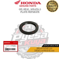 HONDA OIL SEAL, 30X42X4.5 PLATE SEPARATE FORBRAVO/NF110/XRM110/WAVE100|91201-GB4-691
