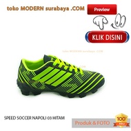 SPEED SOCCER NAPOLI 03 BLACK children's SOCCER sports shoes