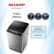 Sharp Top Load Washer 9.5kg ES921X