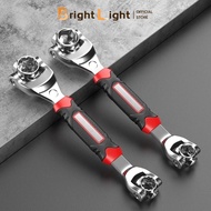 52 in 1 multi-function socket wrench, 360 degree rotating wrench, 8mm-19mm, exquisite design